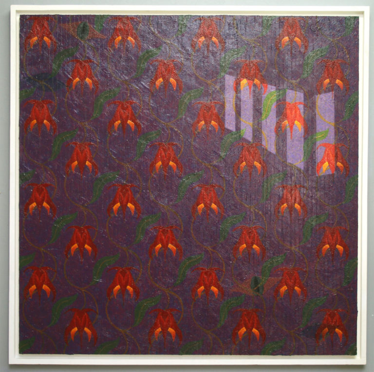 Cell Wall (2005) Oil & wax on board. 120 x 120cm (47¼ x 47¼ in)